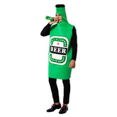 Adult Beer Bottle Cosplay Costume Funny Perfomace Costume Outfits Halloween Carnival Suit - INSWEAR